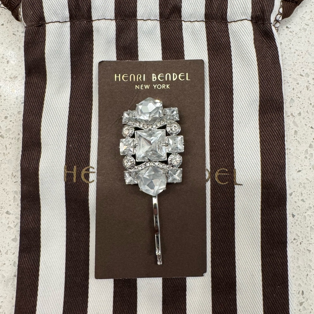 Henri Bendel Crystal Hair Clip